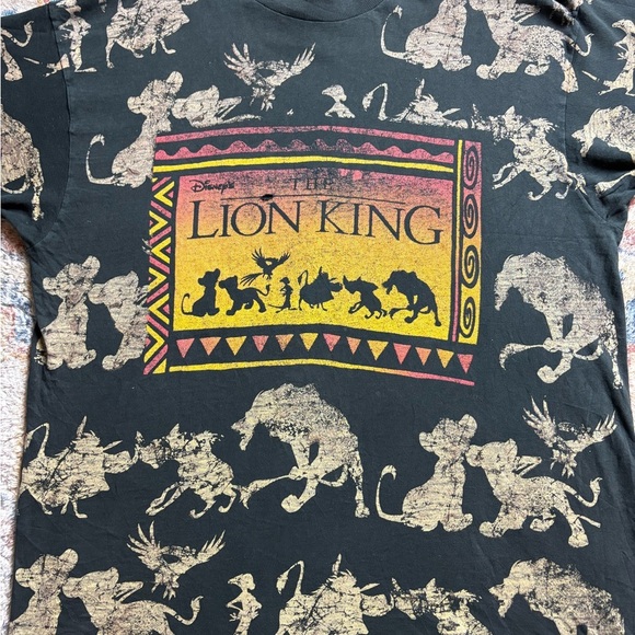 Vintage Disney The Lion King All Over Print T-shirt Size XL - Picture 6 of 6